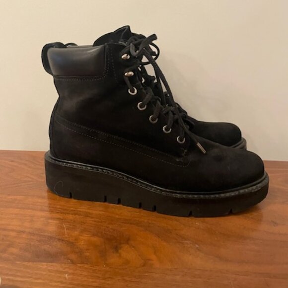 Rag & Bone Suede Combat Boots - Picture 3 of 3